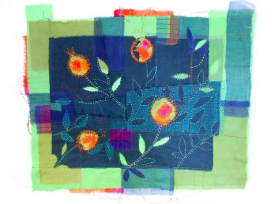 Photo 1 for Colour Stitch Texture : A contemporary take on Kantha