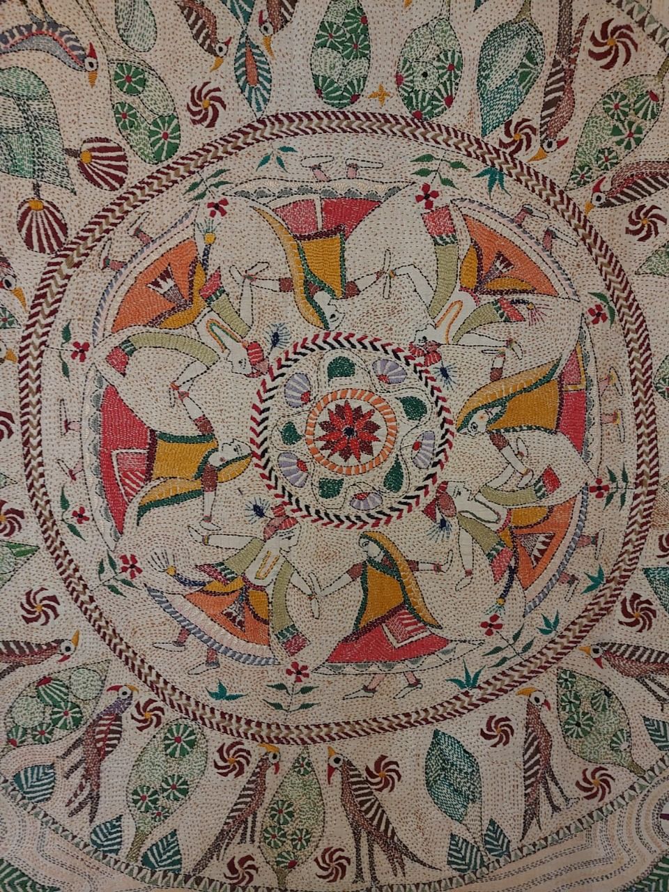 Kantha ~ Outlining and Quilting an on-line pilot course