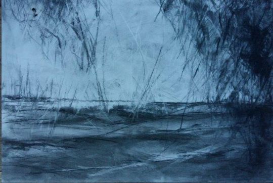 Expressive drawing in Charcoal by Bobby Britnell